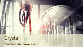  Presentation with modern medicine cardiology concept mixed - Amazing PPT theme having modern medicine cardiology concept mixed backdrop and a cream colored foreground