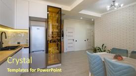  Presentation with minimalist - Presentation consisting of modern-minimalist-white-studio background and a coral colored foreground