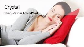  Presentation with mom - Slide set with modern mom - front view portrait background and a  colored foreground