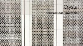  Presentation with architecture mosque - Theme consisting of modern mosque in kuala lumpur background and a light gray colored foreground