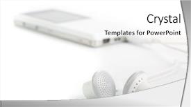  Presentation with modern black and white trees - Audience pleasing presentation consisting of modern mp3 player backdrop and a white colored foreground