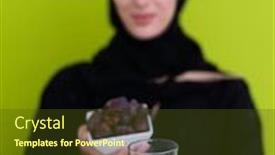  Presentation with woman muslim - Cool new theme with modern-muslim-woman-in-abaya backdrop and a tawny brown colored foreground