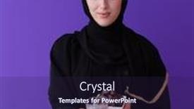  Presentation with date fruit - Colorful PPT theme enhanced with modern-muslim-woman-in-abaya backdrop and a wine colored foreground