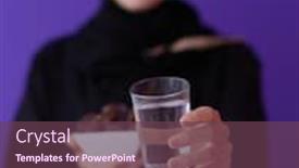  Presentation with abaya - PPT layouts having modern-muslim-woman-in-abaya background and a tawny brown colored foreground