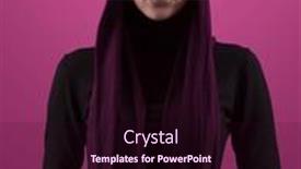  Presentation with diverse people - Theme consisting of modern-muslim-woman-wearing-stylish background and a wine colored foreground