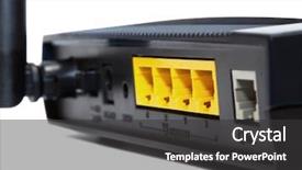  Presentation with modern black and white trees - Cool new presentation design with modern new modem on white backdrop and a  colored foreground