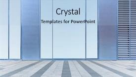  Presentation with blur office of - PPT theme featuring modern office building blue toned background and a  colored foreground