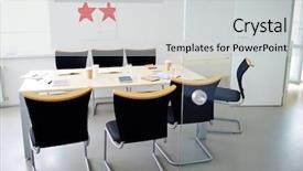 Presentation with interior designer - Audience pleasing presentation consisting of modern office interior conference room backdrop and a light gray colored foreground