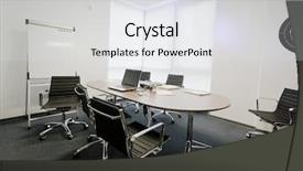  Presentation with interior design office - Slides having modern office interior design photo background and a white colored foreground