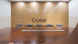  Presentation with office room - Audience pleasing presentation consisting of modern office meeting room interior backdrop and a coral colored foreground