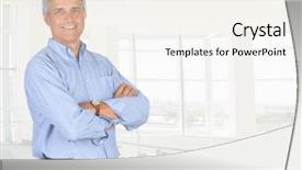  Presentation with front office - Beautiful theme featuring modern office window high key backdrop and a  colored foreground