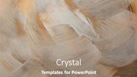  Presentation with contemporary art - Slide set with modern-oil-and-acrylic-smear background and a coral colored foreground