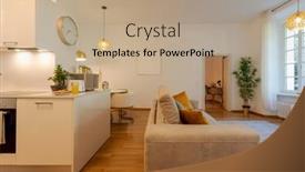  Presentation with modern elegant - Slides having modern-open-space-in-elegant background and a  colored foreground