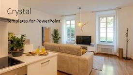  Presentation with modern elegant - PPT theme having modern-open-space-in-elegant background and a  colored foreground