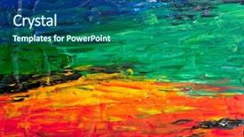  Presentation with contemporary art - Colorful presentation theme enhanced with abstract texture modern rainbow artwork background unusual trendy background for poster card invitation contemporary art backdrop and a ocean colored foreground