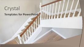  Presentation with room interior design - Colorful presentation theme enhanced with modern-room-interior-showing backdrop and a soft green colored foreground