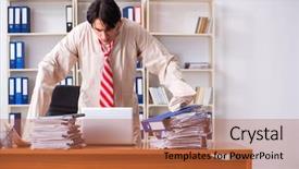  Presentation with slavery - Colorful slide set enhanced with modern slavery - crazy young man in straitjacket backdrop and a  colored foreground