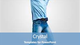  Presentation with hip hop dancing - Colorful theme enhanced with slim hip-hop style man backdrop and a teal colored foreground