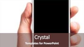  Presentation with heart - Theme enhanced with modern-smartphone-with-heart background and a tawny brown colored foreground