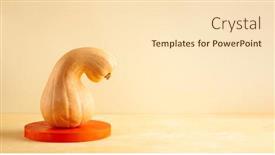  Presentation with modern food - Cool new PPT theme with modern-still-life-with-butternut backdrop and a lemonade colored foreground