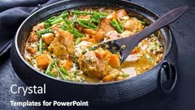  Presentation with crocodile - Slides with modern-style-african-crocodile-cheeks background and a wine colored foreground