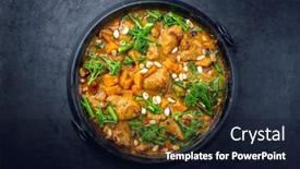  Presentation with crocodile - Slide deck with modern-style-african-crocodile-cheeks background and a wine colored foreground