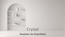  Presentation with interior - Presentation having modern-style-conceptual-interior-empty background and a  colored foreground