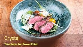  Presentation with steak - 