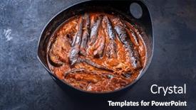  Presentation with eggplant - PPT theme enhanced with modern-style-slow-cooked-persian background and a wine colored foreground