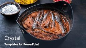  Presentation with persian - Presentation theme with modern-style-slow-cooked-persian background and a tawny brown colored foreground