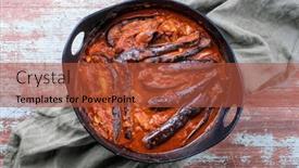  Presentation with persian - PPT layouts featuring modern-style-slow-cooked-persian background and a red colored foreground