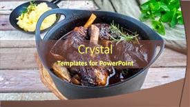  Presentation with traditional - Presentation consisting of modern-style-traditional-braised-slow background and a tawny brown colored foreground