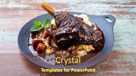  Presentation with traditional - Slide set consisting of modern-style-traditional-braised-slow background and a tawny brown colored foreground