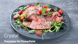  Presentation with roast-beef - Theme featuring modern-style-traditional-commonwealth-sunday background and a ocean colored foreground