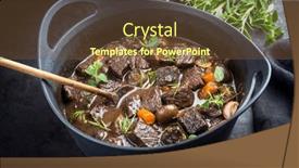  Presentation with carrots - Presentation having modern-style-traditional-french-boeuf background and a tawny brown colored foreground