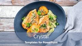  Presentation with deep - Presentation design consisting of modern-style-traditional-italian-deep background and a ocean colored foreground