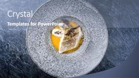  Presentation with passion - Theme consisting of modern-style-traditional-sauteed-skrei background and a seafoam green colored foreground