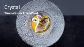  Presentation with passion - Slides with modern-style-traditional-sauteed-skrei background and a gray colored foreground