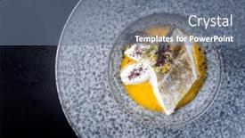  Presentation with passion - PPT layouts consisting of modern-style-traditional-sauteed-skrei background and a gray colored foreground