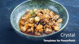  Presentation with maiz - Slide set featuring modern-style-traditional-slow-cooked background and a navy blue colored foreground