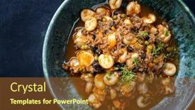  Presentation with maiz - Theme having modern-style-traditional-slow-cooked background and a tawny brown colored foreground