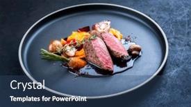  Presentation with sweet potato - Theme with modern-style-traditional-wild-hare background and a ocean colored foreground