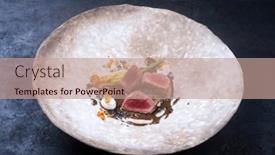  Presentation with wild game - Presentation theme with modern-style-traditional-wild-hare background and a coral colored foreground