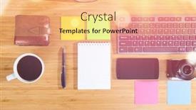  Presentation with work - Amazing theme having paper minimalist desk top - modern stylish work place view backdrop and a lemonade colored foreground
