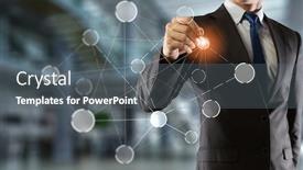  Presentation with connection - Audience pleasing slide deck consisting of modern-technologies-for-connection-mixed backdrop and a gray colored foreground