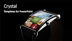  Presentation with mass media - Amazing slide deck having modern technology mass media object backdrop and a  colored foreground