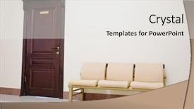  Presentation with waiting room - Theme with modern waiting room in dental background and a white colored foreground