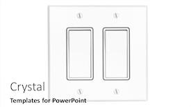 Presentation with electrical - Colorful PPT theme enhanced with modern-white-dual-toggle-electrical backdrop and a white colored foreground