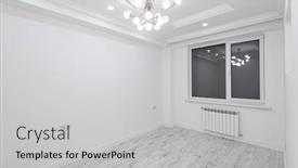  Presentation with renovation - Amazing presentation having modern-white-empty-room backdrop and a light gray colored foreground