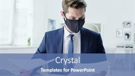  Presentation with reading table - Audience pleasing presentation consisting of modern-young-businessman-in-cloth backdrop and a ocean colored foreground